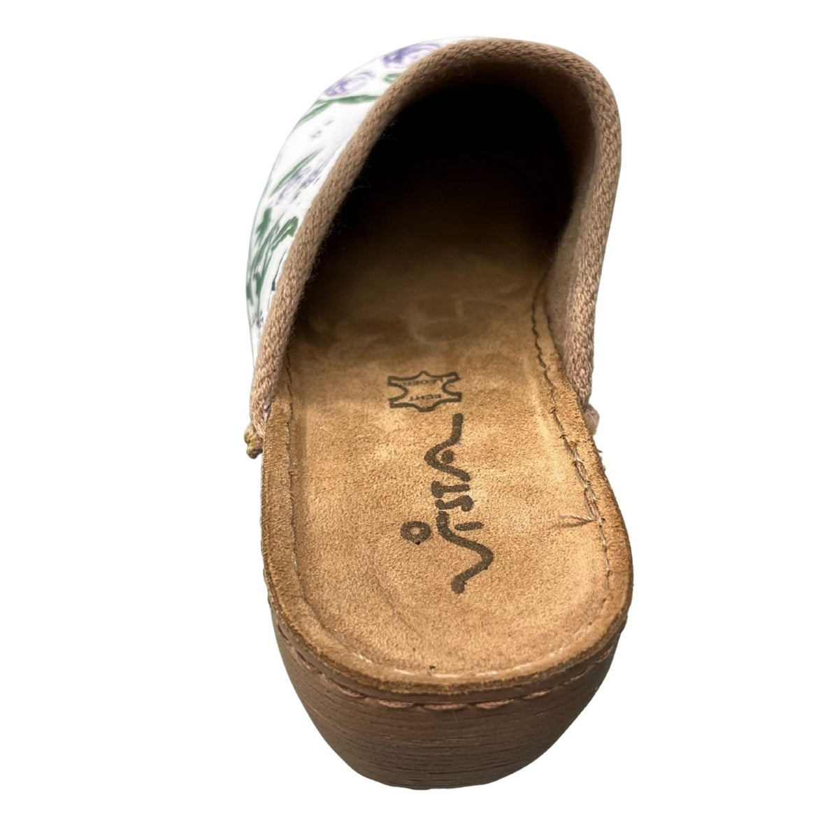 Vista Damen Clog Blumen - Leder - 69-0BLS8