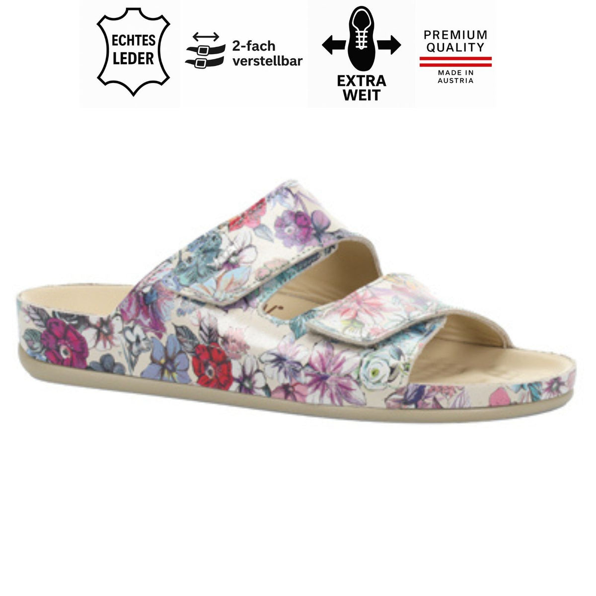 Vital Women's Mule - Leather & Velcro