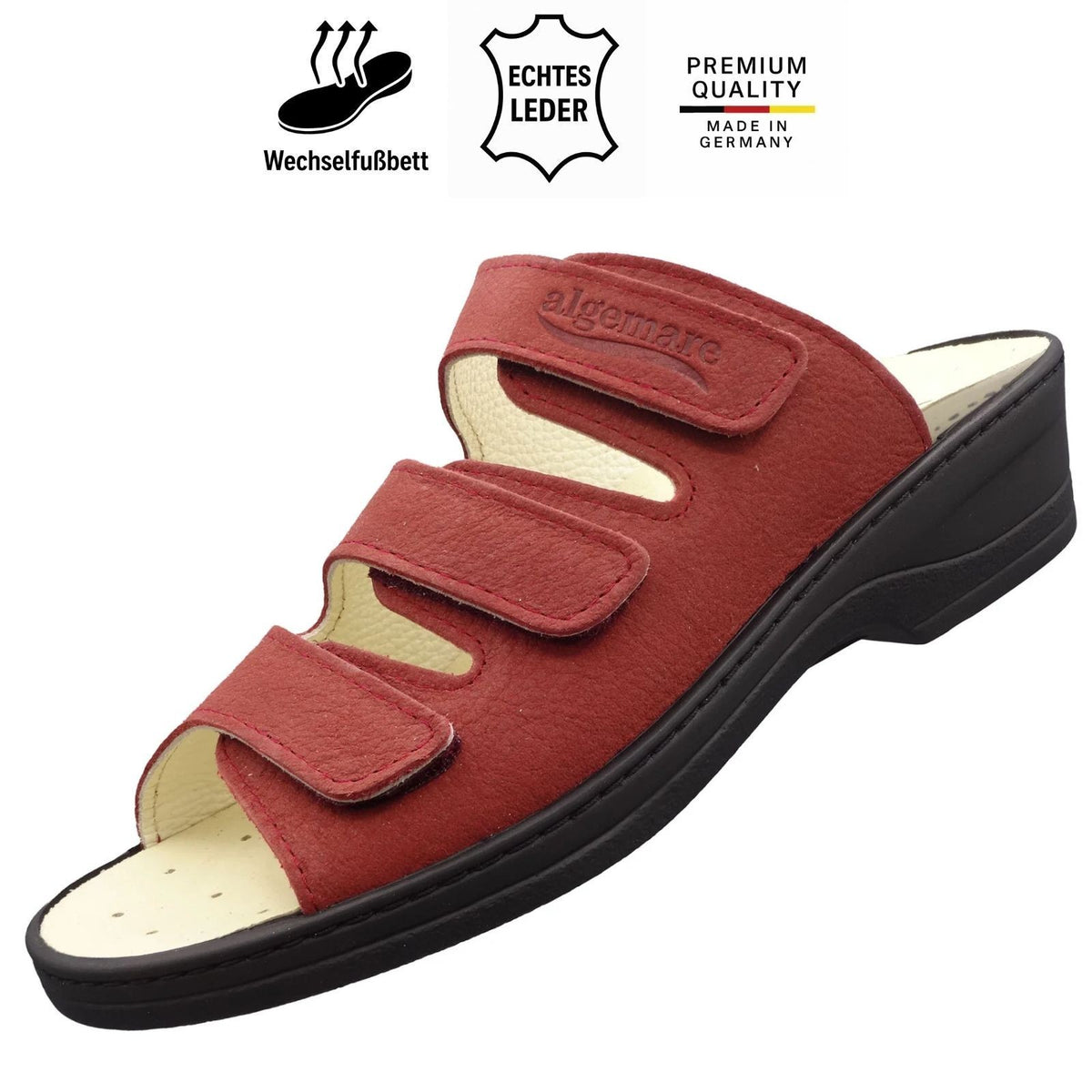 Algemare Donna Ciabatta - Pelle & Sottopiede intercambiabile - 12382