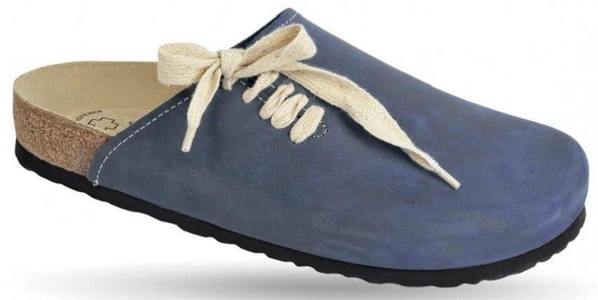 Weeger Damen Herren Clog - Leder & Korkfußbett - 41540