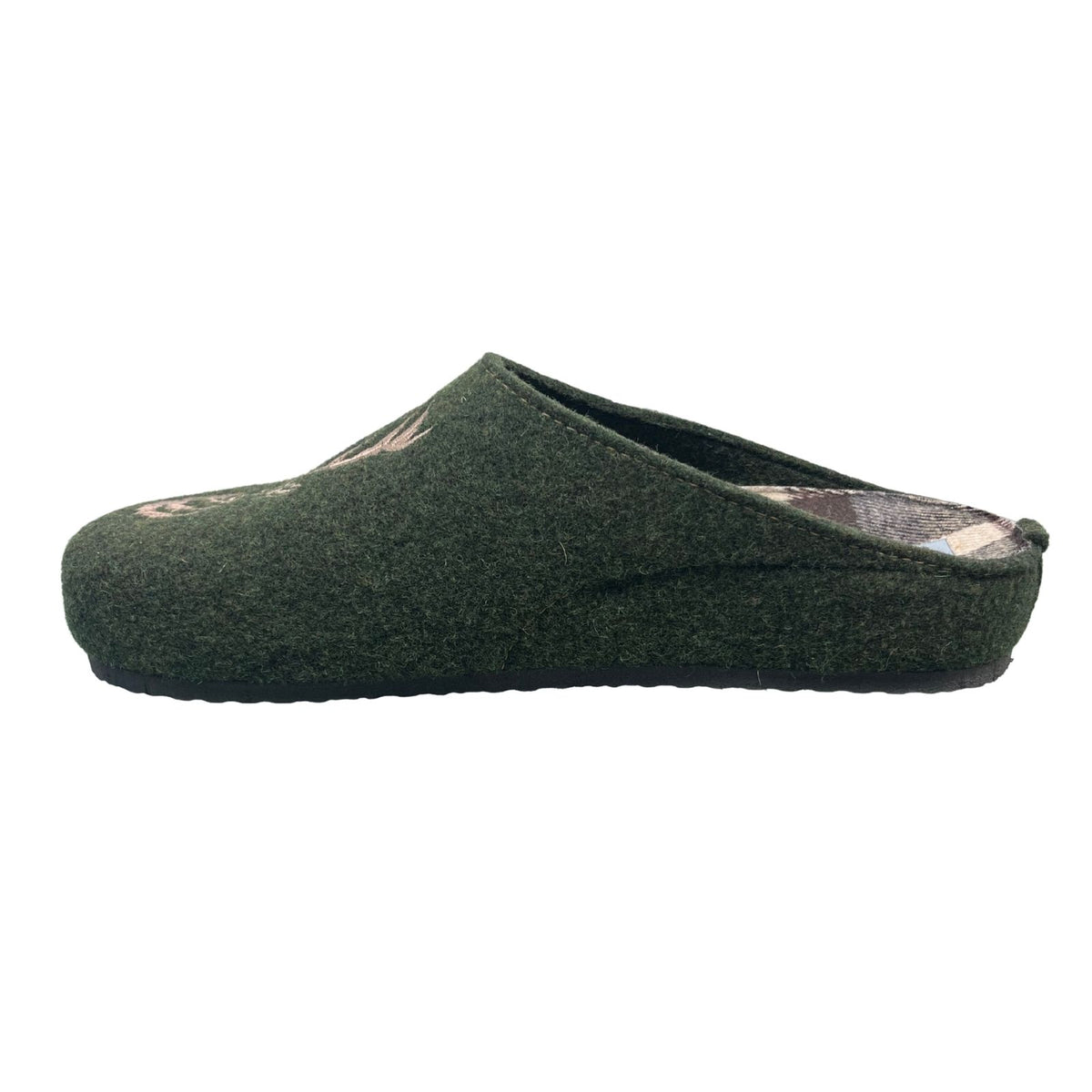 TOFEE Men's Wool Felt Slippers Stag - 74-D7002