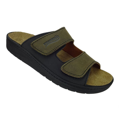 Algemare Men's Mule - Leather & Removable Footbed - 7261