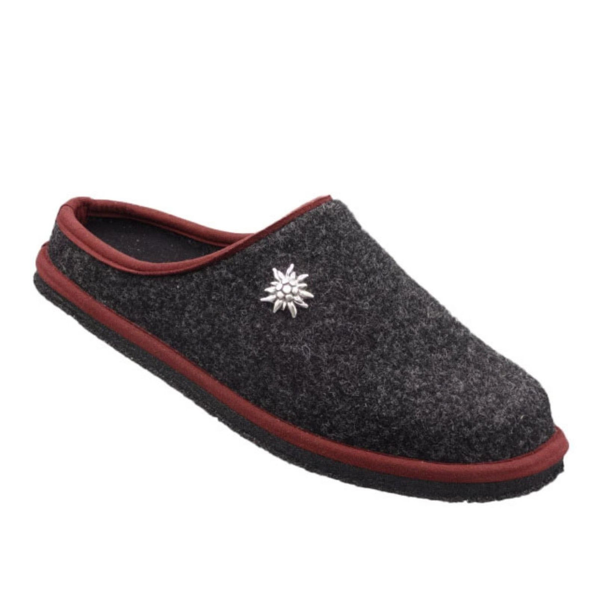 Algemare Men's Slippers - Felt & Removable Footbed - 8672