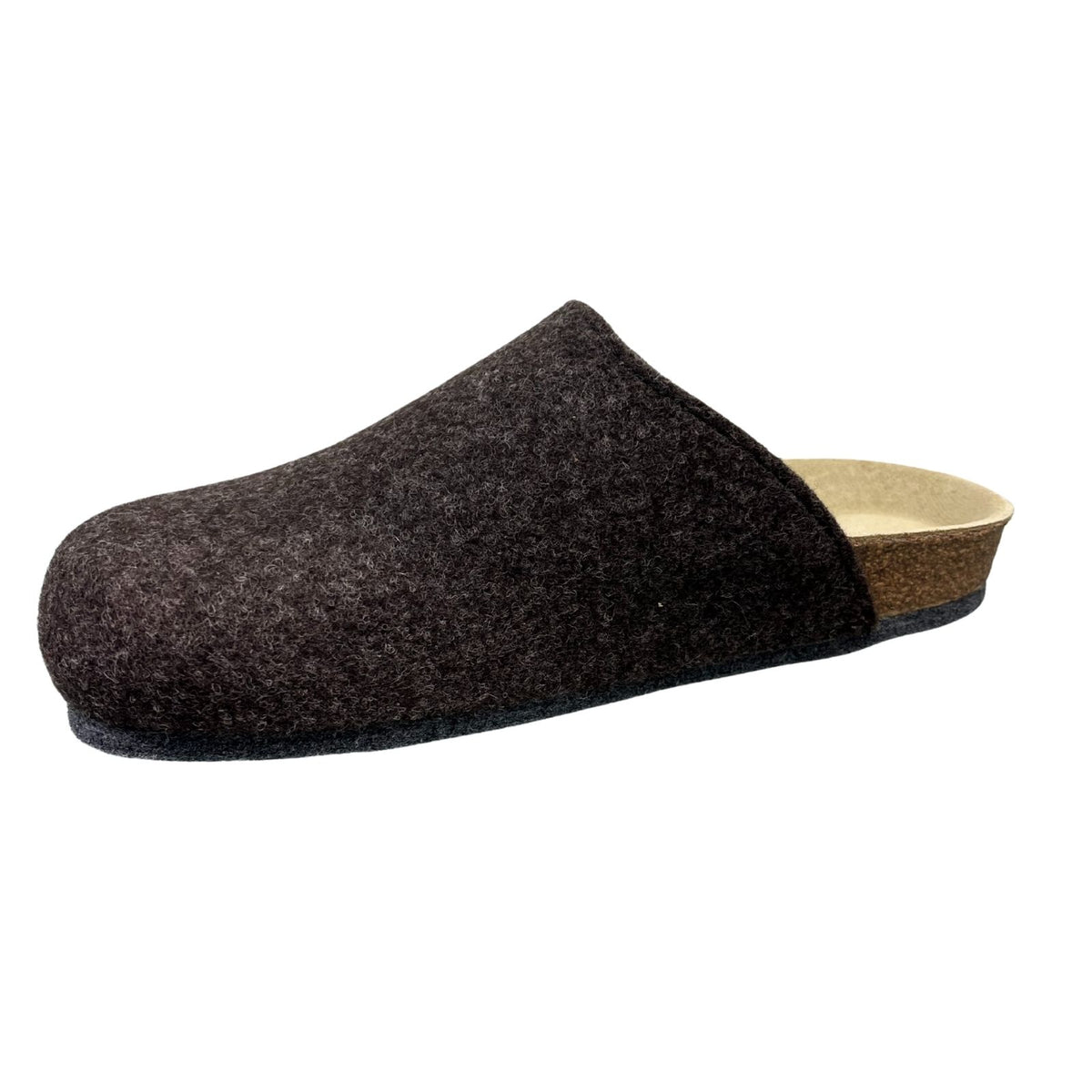 Weeger Damen Herren Filz Hausschuhe - Leder & Korkfußbett - 48017
