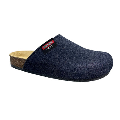 Weeger Damen Herren Filz Hausschuhe - Leder & Korkfußbett - 48017