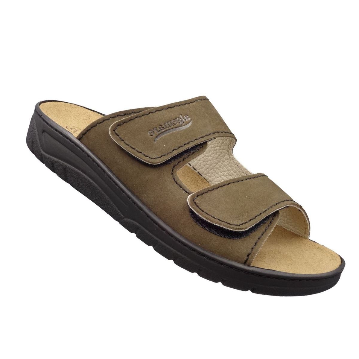 Algemare Men's Mule - Leather & Removable Footbed - 7261