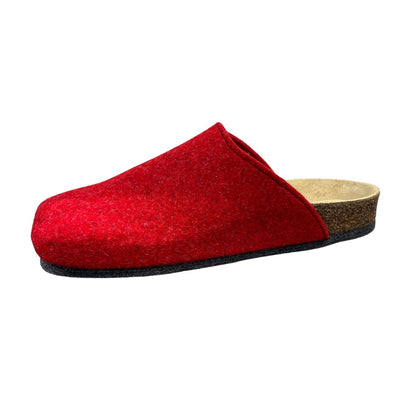 Weeger Damen Herren Filz Hausschuhe - Leder & Korkfußbett - 48017