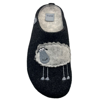 TOFEE Women's Wool Felt Slippers Sheep 74-D3015