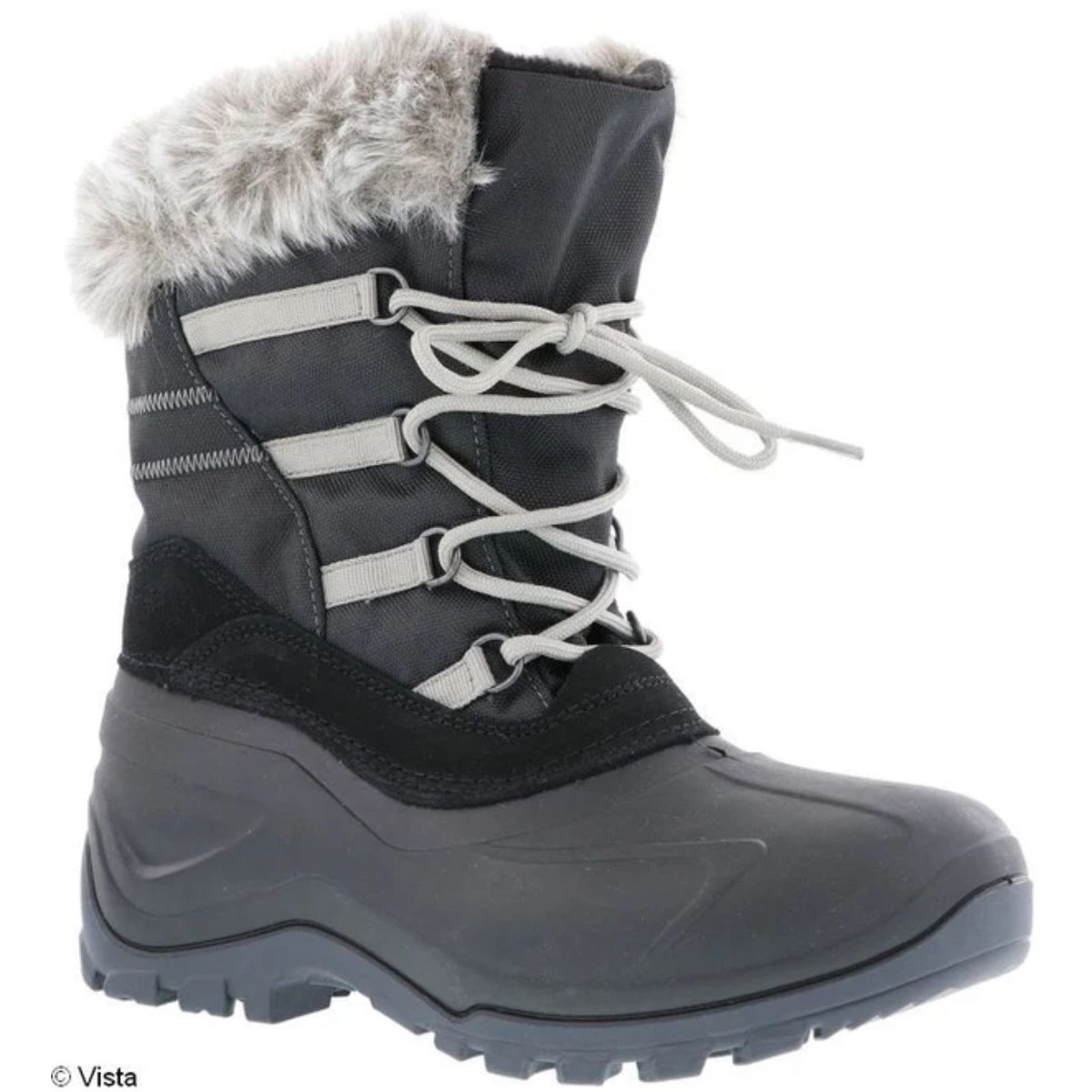 Vista Women's Canadian Boots Black - waterproof