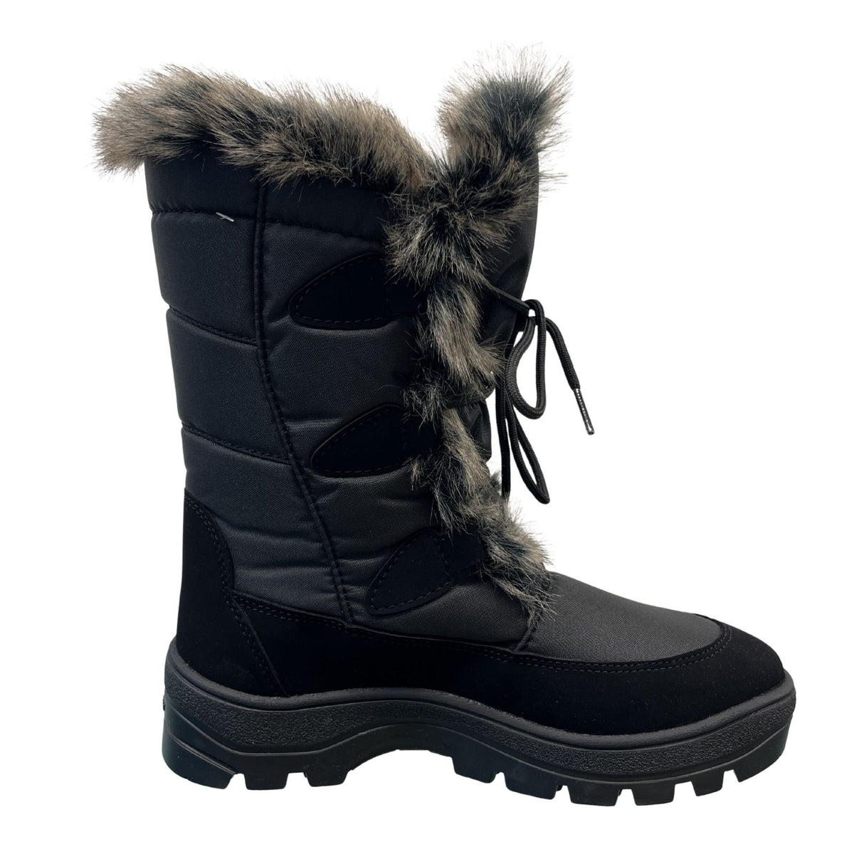 VISTA Women's Winter Boots with Spikes Beige Waterproof 24-4896K