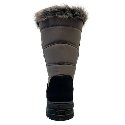 VISTA Women's Winter Boots with Spikes Beige Waterproof 24-4896K