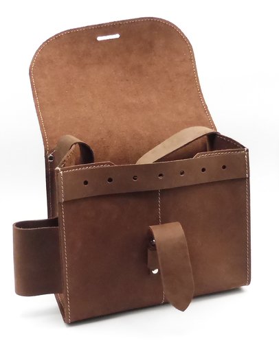 Borsetta per bossoli in pelle bovina – Giberne & borsa porta colpi