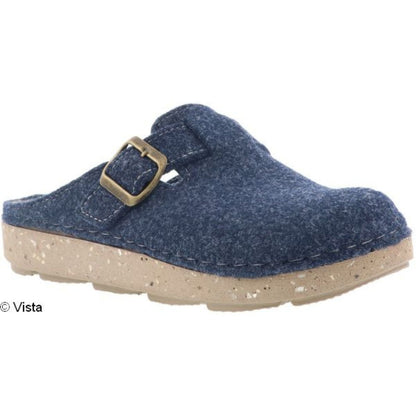 Inblu Women's Slipper Blue - Felt - 69-BK020