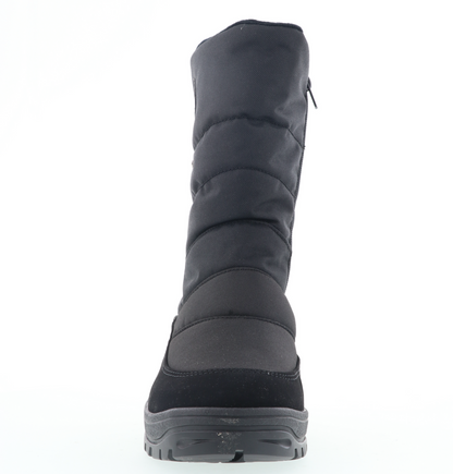 Vista Herren Winterstiefel mit Spikes schwarz - wasserdicht - 24-4241K