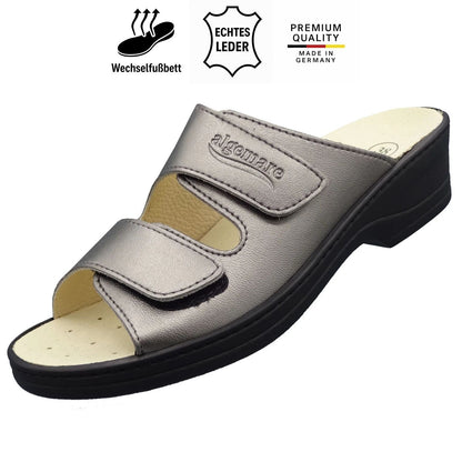 Algemare Women's Mule - Leather & Removable Footbed - 14462