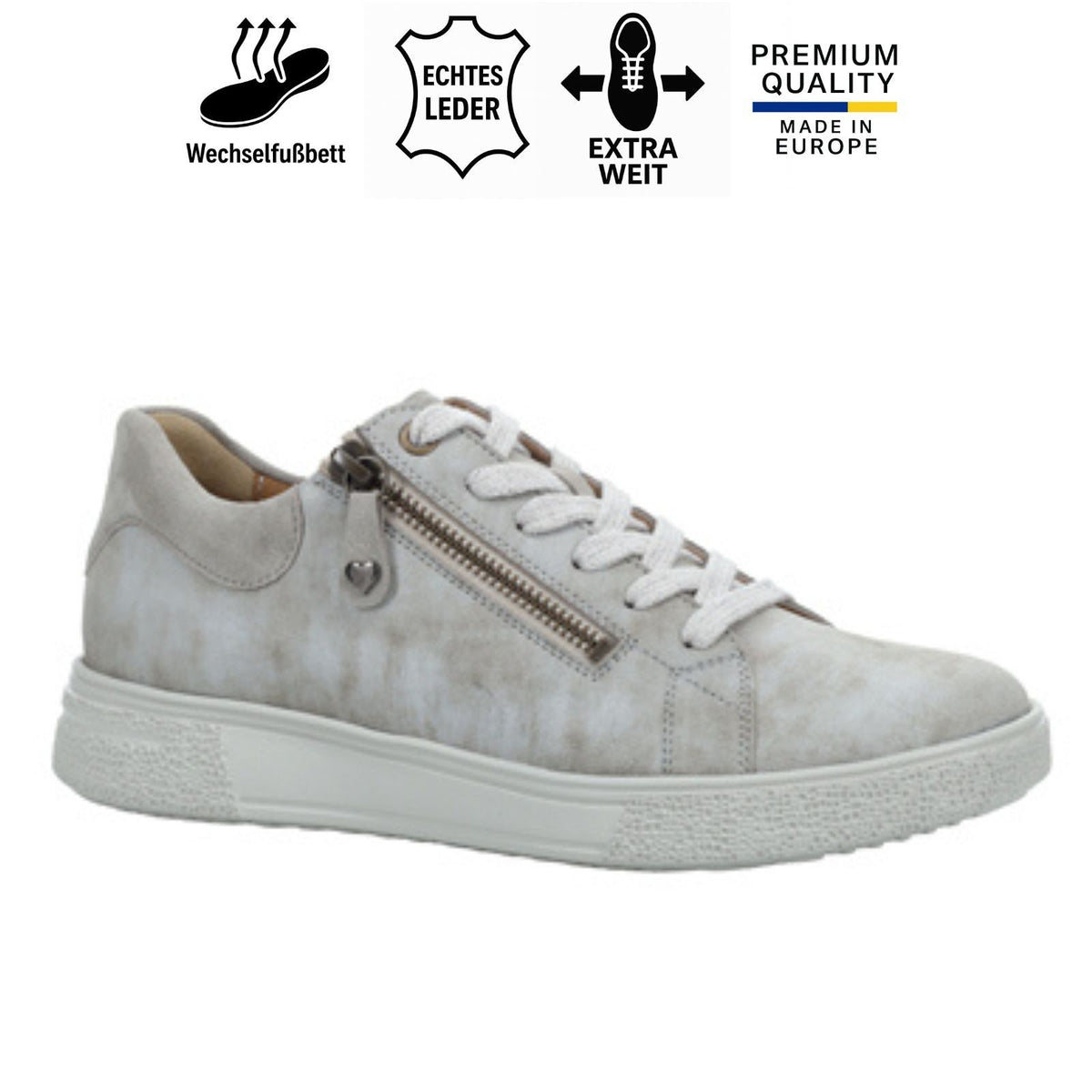Hartjes Damen Sneaker - Leder & Wechselfußbett - Sophie