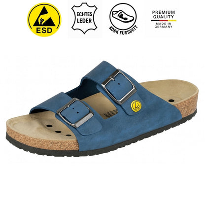 Ciabatte ESD Weeger in pelle donna & uomo - antistatiche - 44111