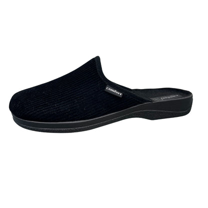 Vista Herren Hausschuhe schwarz - Cord - 50-00FLO