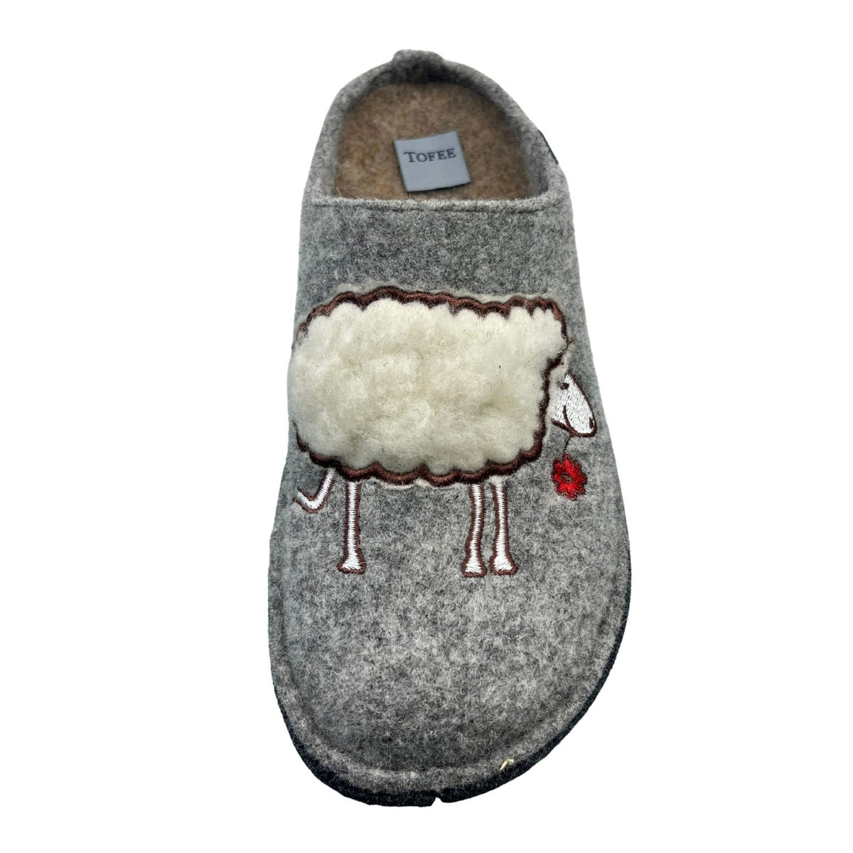 Pantofole da donna TOFEE in feltro di lana di pecora con suola in feltro - 74-C3026