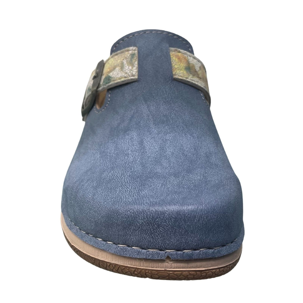 Vista Women's Clog Blue - Leather - 69-LL060
