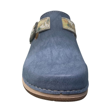 Vista Women's Clog Blue - Leather - 69-LL060