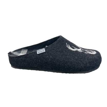 TOFEE Men's Wool Felt Slippers Stag - 74-D7002