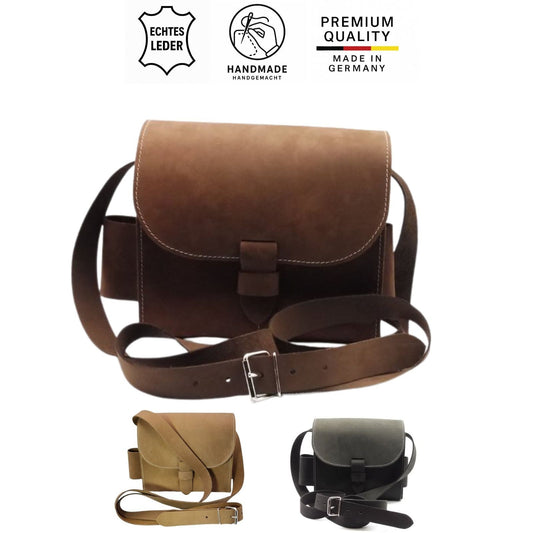 Böllertasche aus Rindsleder – Patronentasche & Schusstasche