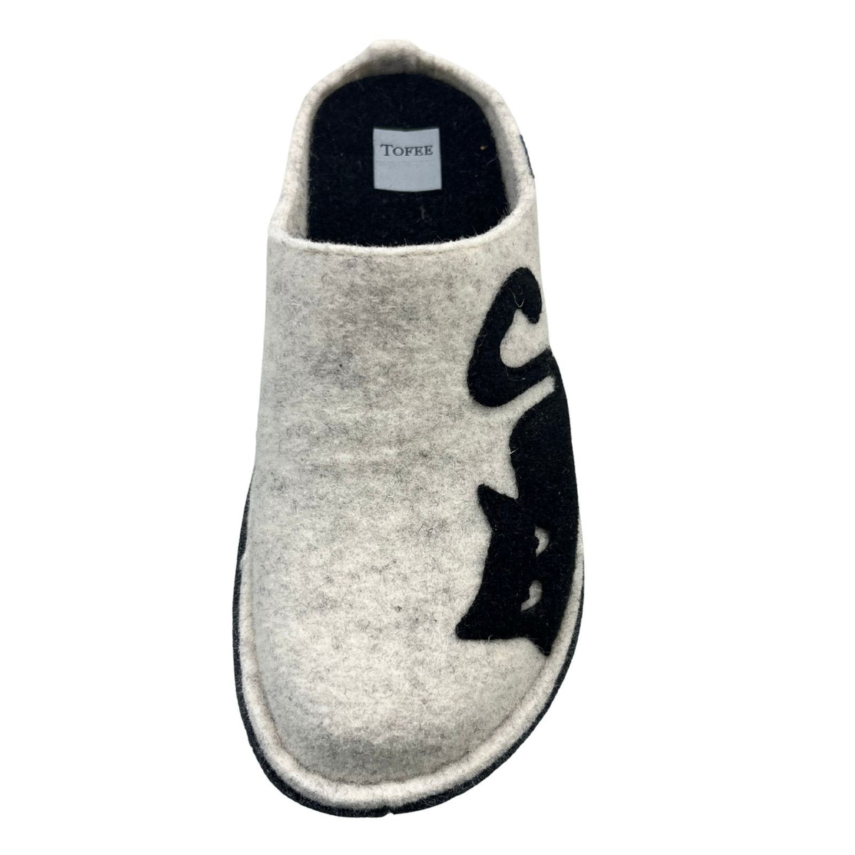 TOFEE Pantofole da donna in feltro di lana gatto suola in feltro - 74-C3052