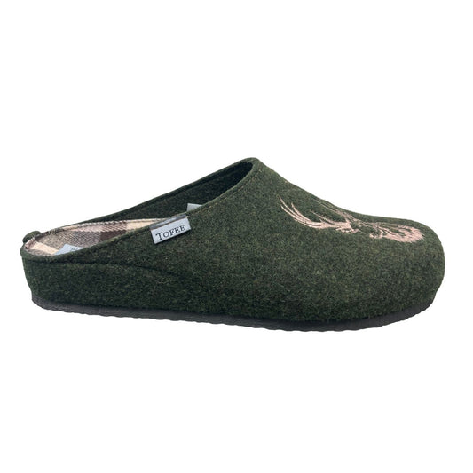 TOFEE Herren Hausschuhe Wollfilz Hirsch - 74-D7002