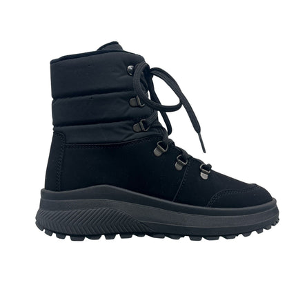 Vista Damen Winterstiefel wasserdicht schwarz – Schnürung – 24-08729
