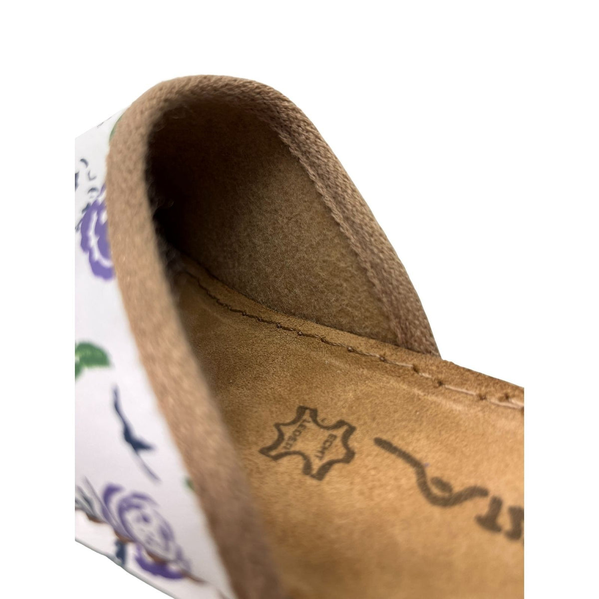 Vista Damen Clog Blumen - Leder - 69-0BLS8