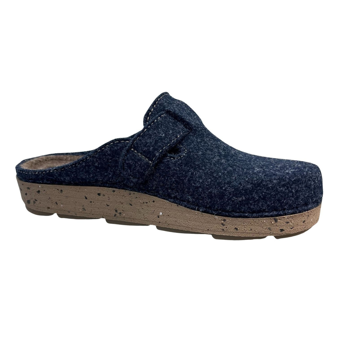Inblu Women's Slipper Blue - Felt - 69-BK020