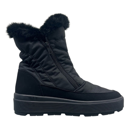 Vista Damen Winterstiefel wasserdicht schwarz – Reißverschluss – 24-04715