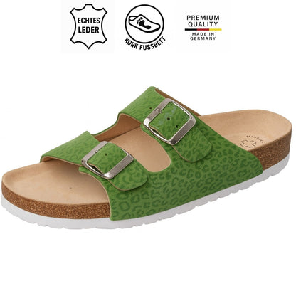 Weeger Sabot da donna e da uomo blu navy - Pelle e plantare in sughero - 41110-31