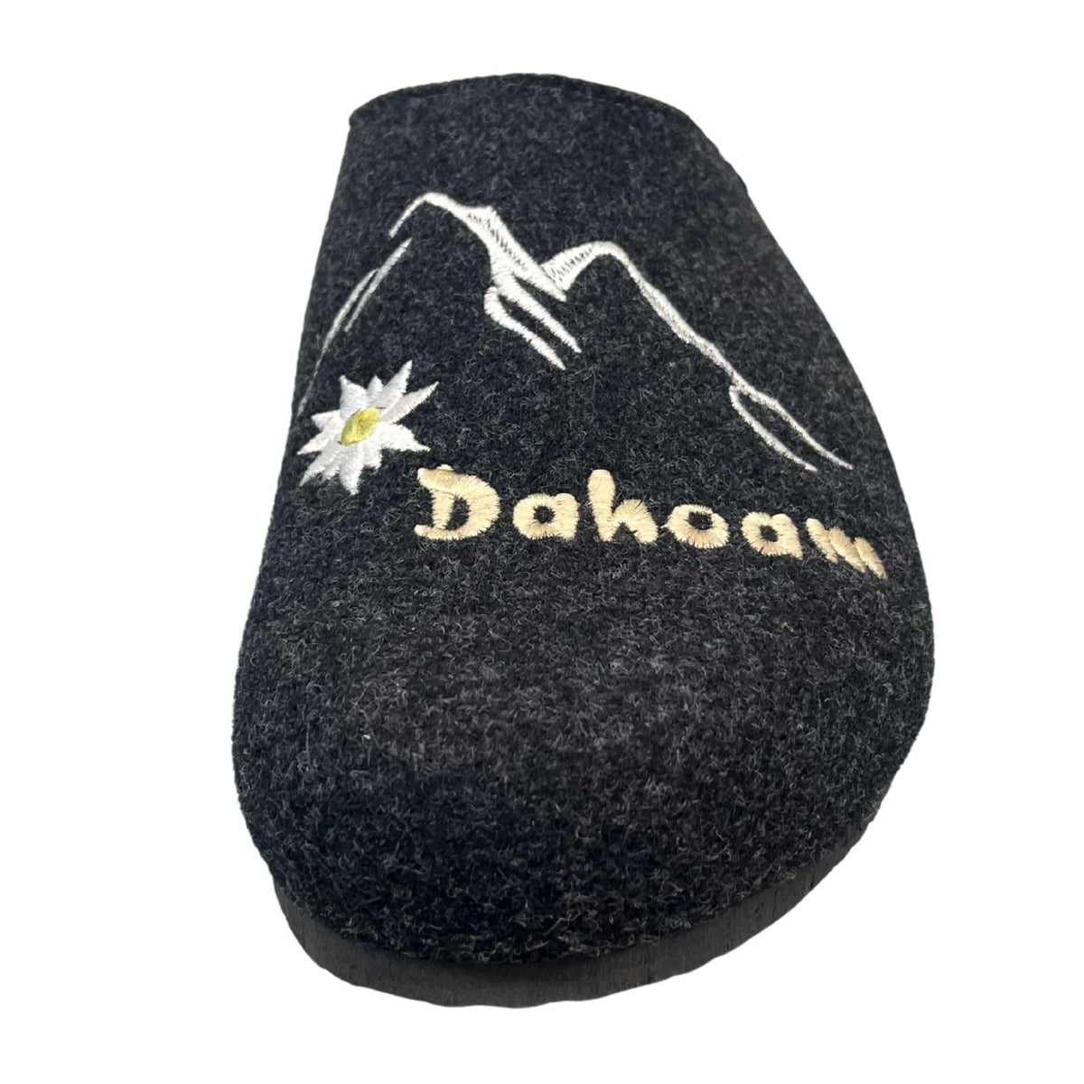TOFEE Men's Wool Felt Slippers Dahoam Mountains Edelweiss - 74-D7015
