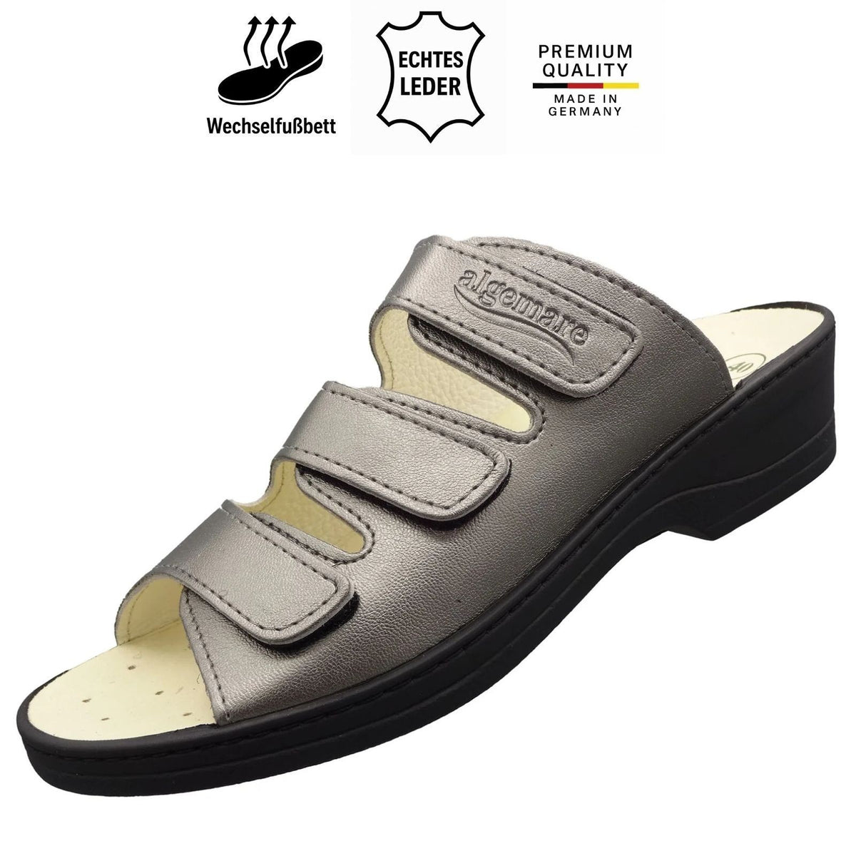 Algemare Donna Ciabatta - Pelle & Sottopiede intercambiabile - 12382
