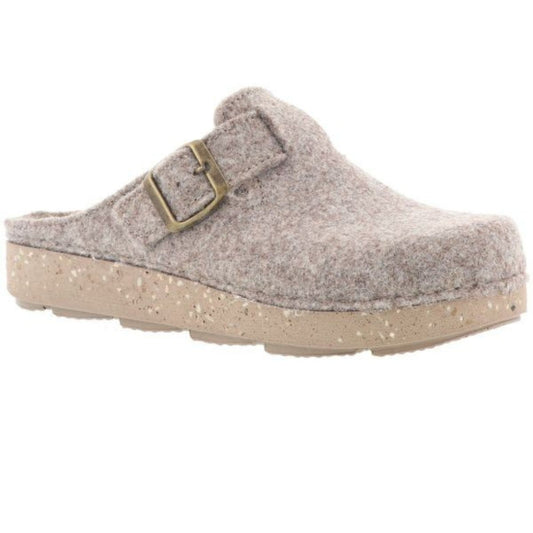 Inblu Damen Hausschuh beige - Filz - 69-ED050