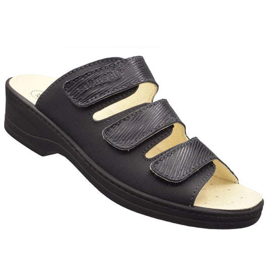 Algemare Women's Mule - Leather & Removable Footbed - 12382
