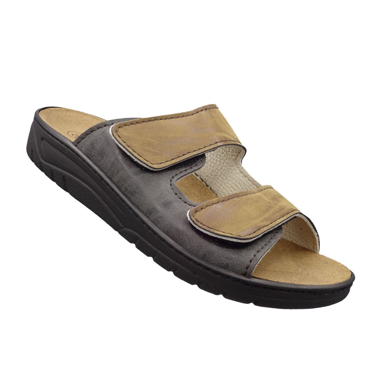 Algemare Men's Mules - Leather with Removable Footbed - 72612