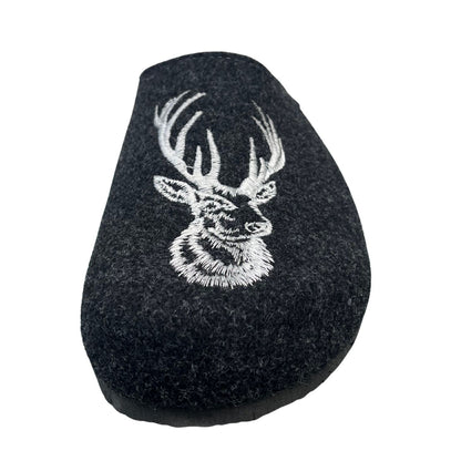 TOFEE Men's Wool Felt Slippers Stag - 74-D7002