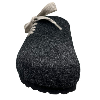 Weeger Women's Men's Felt Slippers - Leather & Cork Footbed - 41547