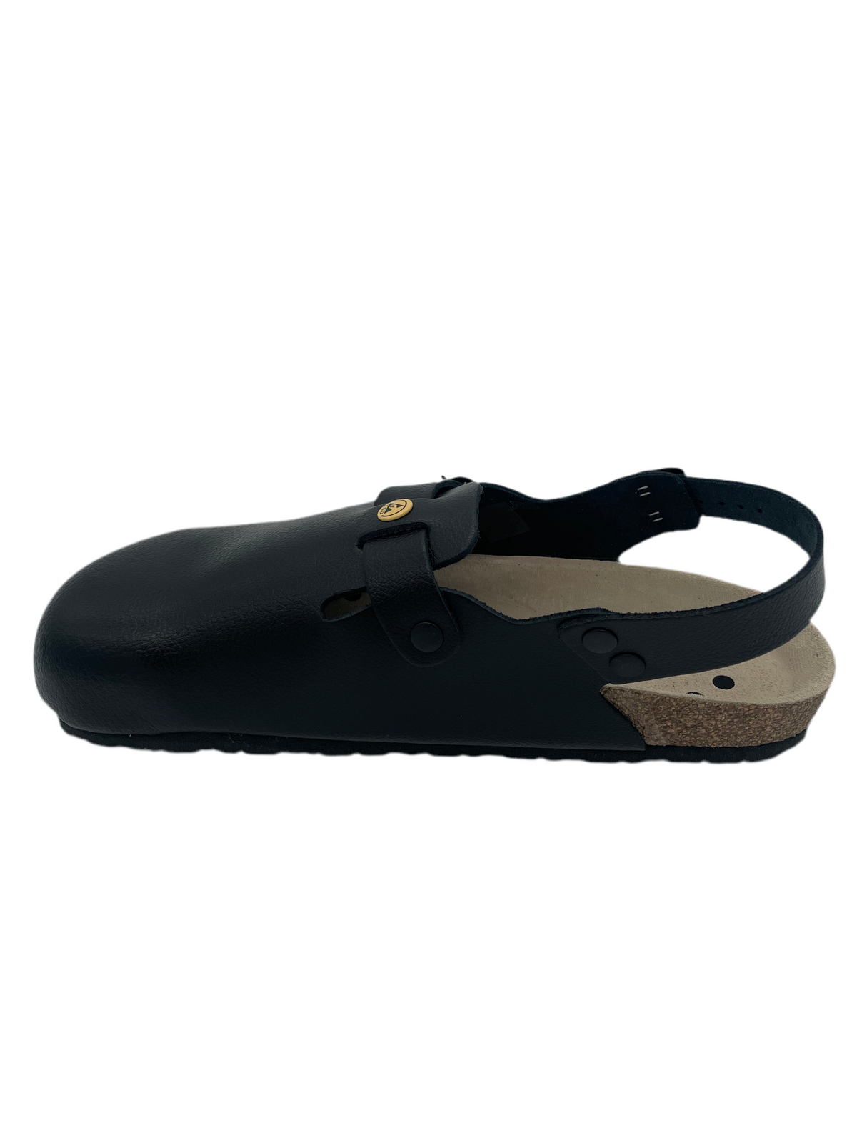 Weeger ESD safety clog with steel toe cap & heel strap - leather - 48505