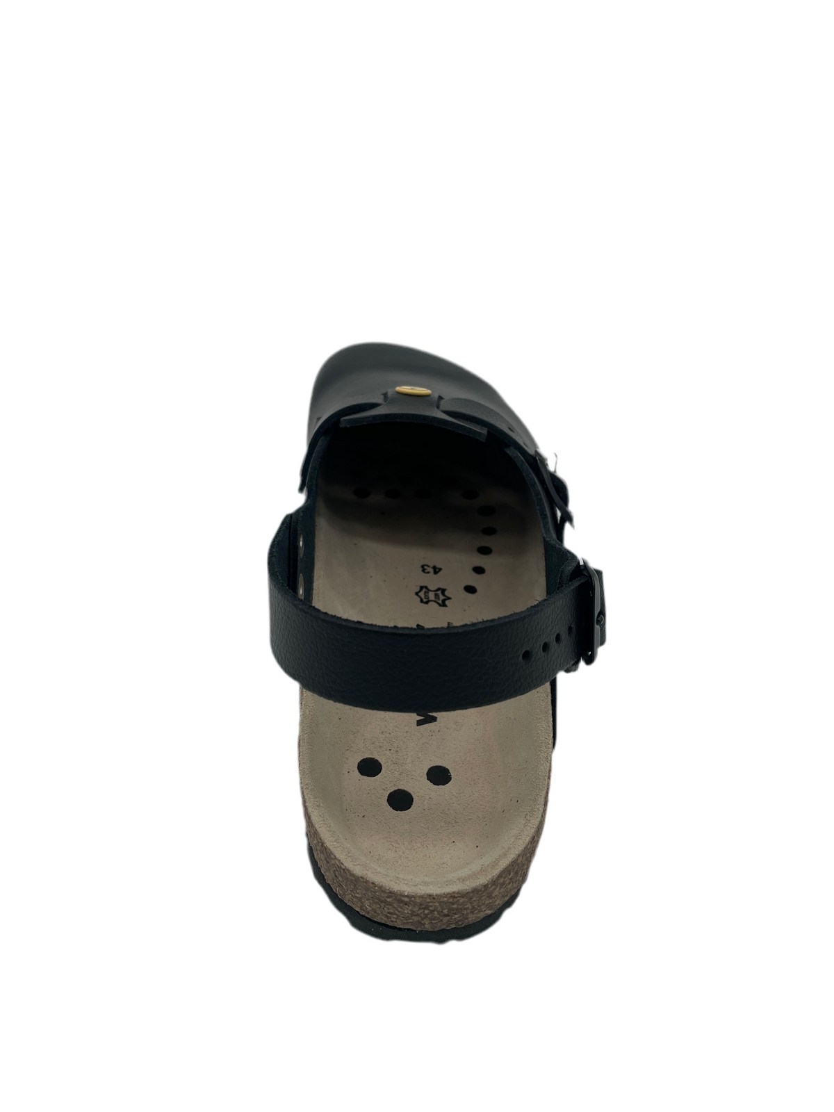 Weeger ESD safety clog with steel toe cap & heel strap - leather - 48505